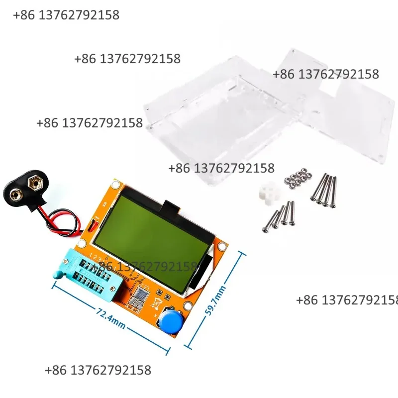 LCR-T4 Graphic LCD ESR Meter Multifunctional Tester Transistor Diode Triode Capacitance Inductance SCR DIY Test Tool view 6