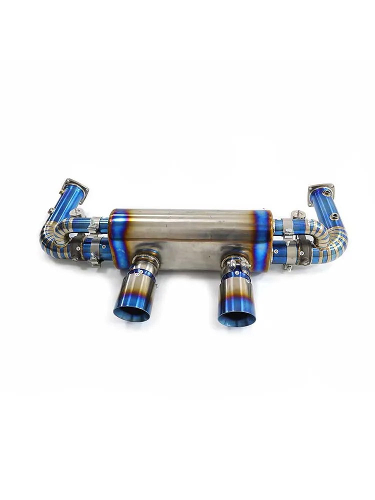 HMD Titanium Exhaust System Performance Catback for Porsche 911 991.2 Carrera GTS 3.0T Muffler With Valve