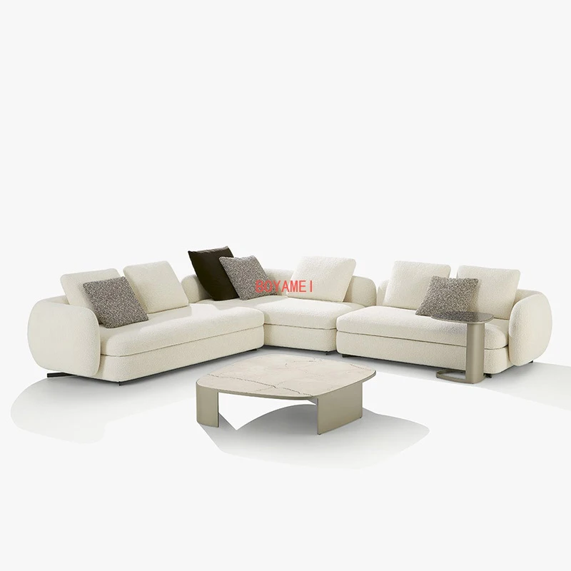 Taidirong flat villa sofa designer Large-sized minimalist fabric sofa furniture