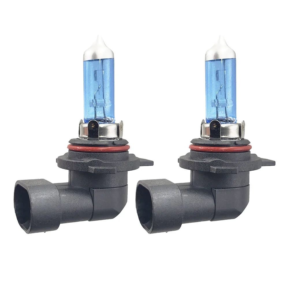 

Fog Lamp Headlights Accessories Aluminum Alloy Blue Bulbs Car Daytime 2pcs 9005 Fitting Halogen Motors Replacement