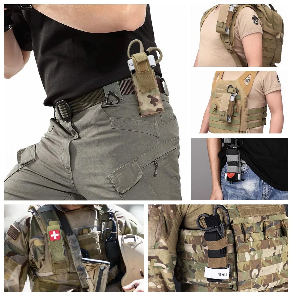 

Тактический чехол для турникета TQ, сумка для медицинских ножниц Molle, чехол для ножниц EMT для спасательных работ и оказания первой помощи