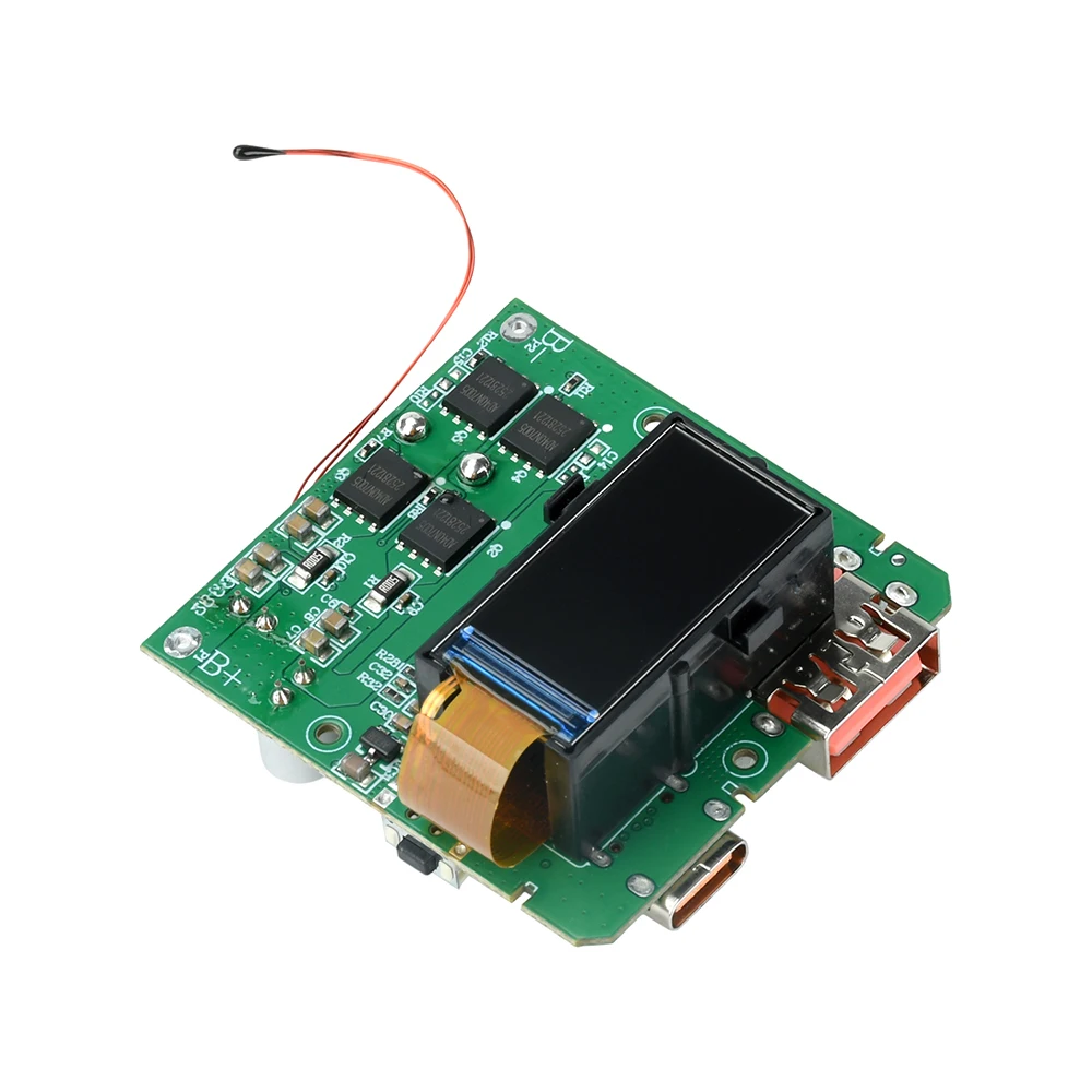 PD 100W Schnelllademodul mit TFT-Farbbildschirm 4S Batterieschutz Mainboard für tragbare DIY Power Bank