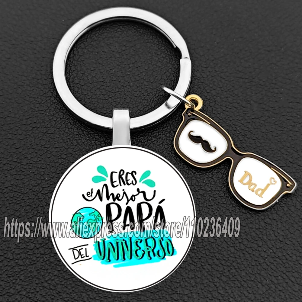 Spanish Father Day's Gift Keychain The Best Papa Keychains in Spanish Father's Day Gifts