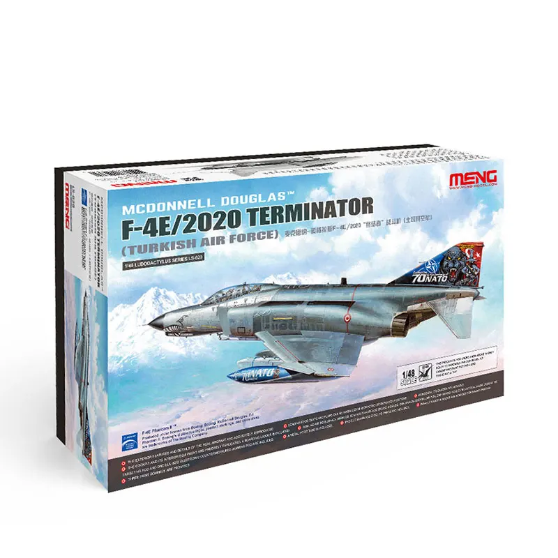 

Meng Ls-020 1/48 TüRkiye F-4e/2020 "Terminator" Fighter Plane Military Assembly Model Manual Model Toy