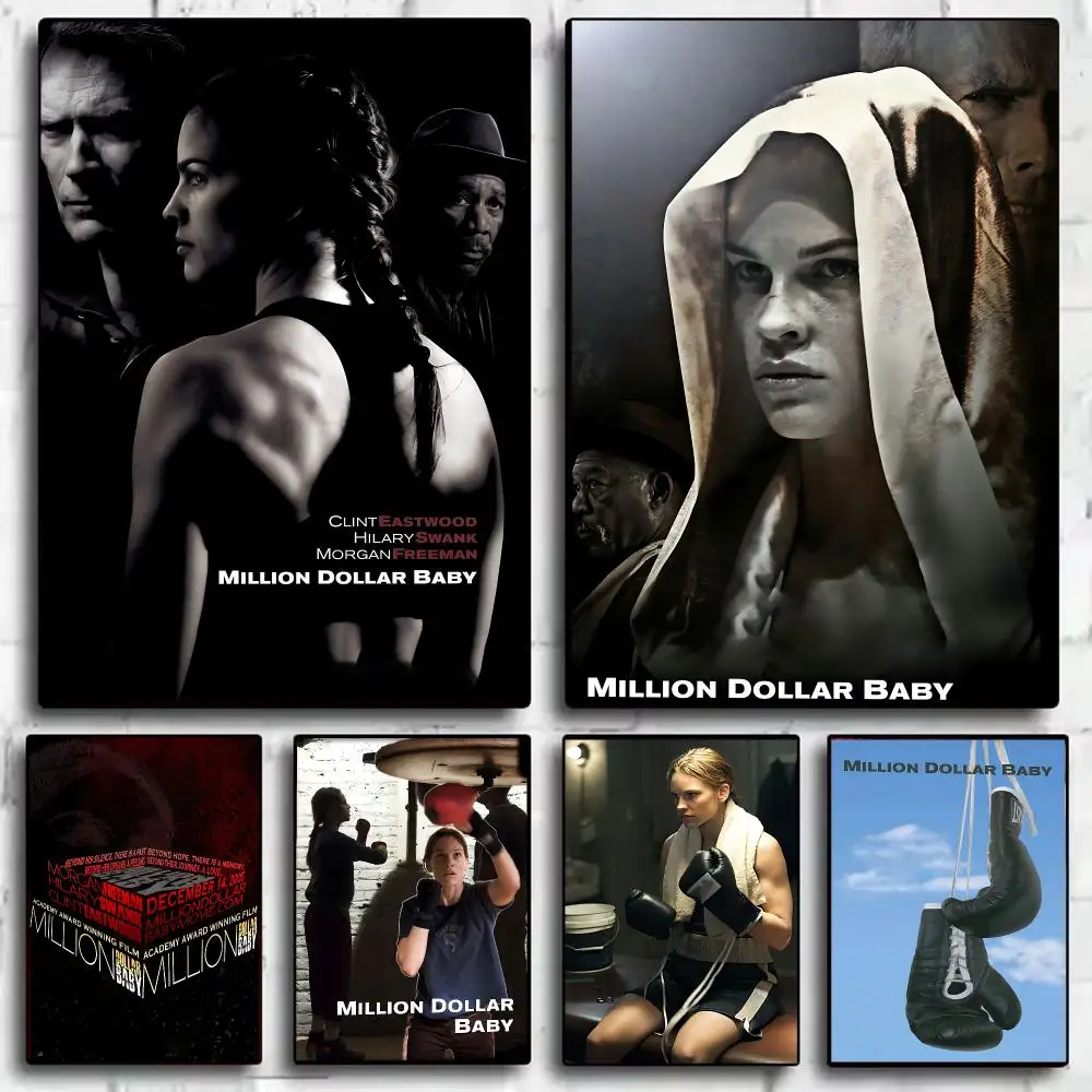 Rapper M-Million Dollar Baby Painting Calligraphy Canvas HD Poster Waterproof Fade Resistant Wall Art Print for Home Decor