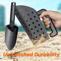 ABS Metal Detector Accessories for Underground Treasure Detect - Includes Sand Scoop for Metal Detecting, Collapsible Shovel