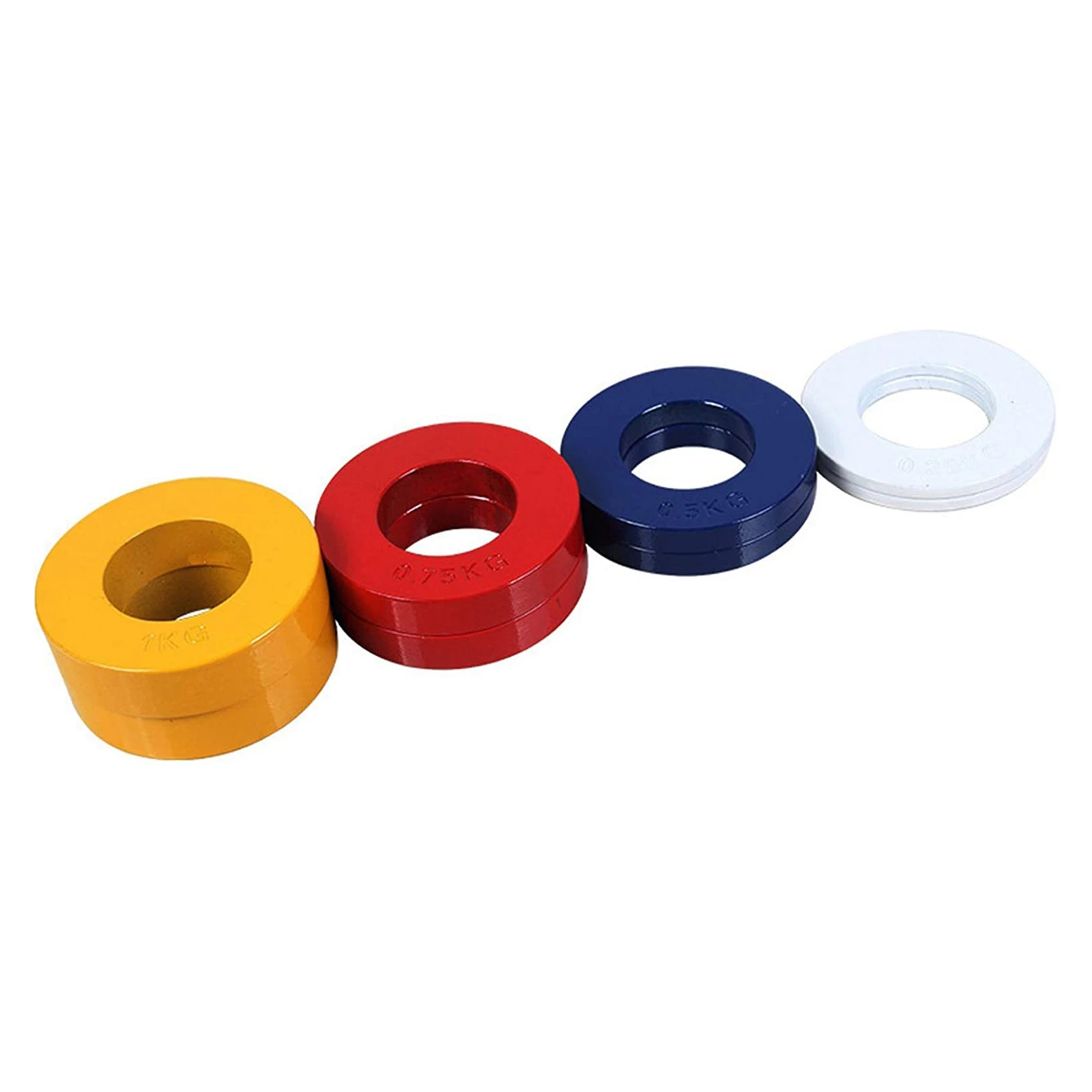 Pesas fraccionadas Pesas fraccionadas Mini Placas de pesas Placas de entrenamiento de fuerza Accesorio de disco preciso Blanco 0,25 kg LPY