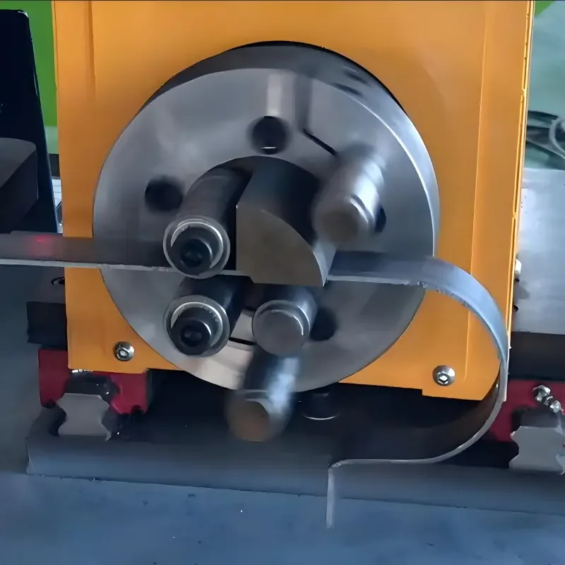 Automatic Flat Iron Bending Hoop Forming Machine with Motor Gearbox for Precision Metalworking