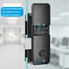 Tuya 도어 잠금 앱 유리 지문 블루투스 스마트 안경 전자 생체 인식 도어 잠금 장치 13.56Mhz RFID 원격 제어 잠금 해제 5