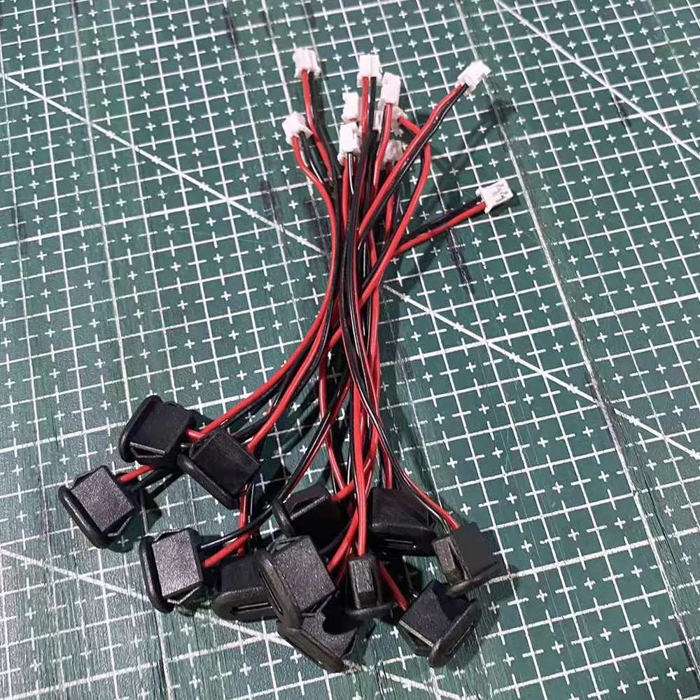 100PCS USB Type-C Waterproof USB Connector Direct Compression Female Base Female Socket Charging Interface With Welding Wire