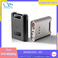 Shanling H5 Headphone Amplifier Dual AK4493SEQ USB C DAC Bluetooth 5.0 LDAC DSD512 768KHz MQA Music Player HiFi Decoder AMP