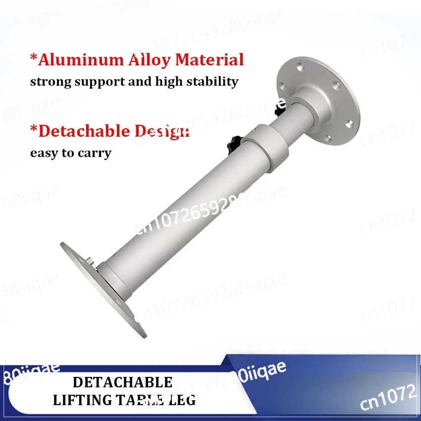 Table Pedestal Height Adjustable Table Base Lifting Bracket Aluminum Alloy Detachable Table Stand Leg
