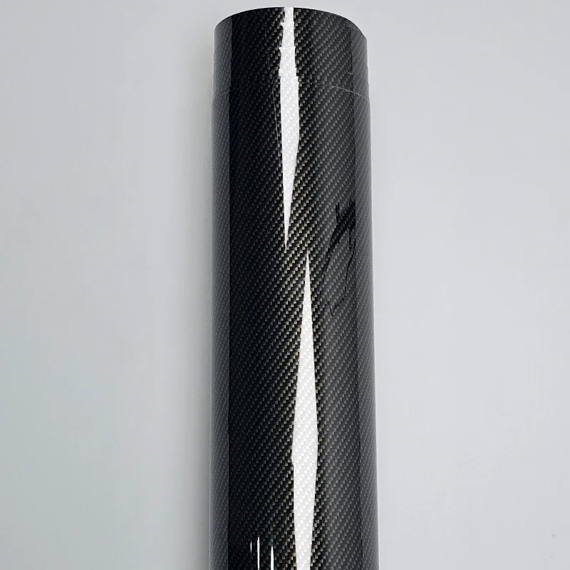 Hochglänzende Schwarz-Gold 8D Silber Carbonfaser Auto-Folienaufkleber für Auto-Tuning Klebefolie für Motorrad-Aufkleber – Detail 11