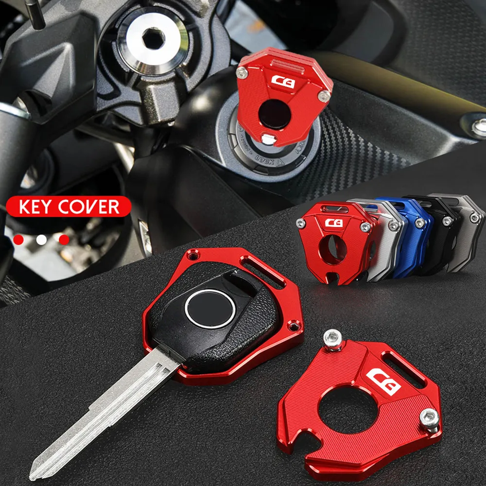 2007 2013 2012 2011 2010 2009 2008 FOR Honda CB600F CB 600 F Hornet Motorcycle Aluminum Key Cover Cap Keys Case Shell Protector