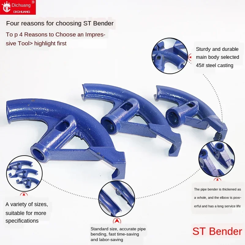 semicirculo tubo bender ferramentas hardware polegada 25 mm conduits st manual 01