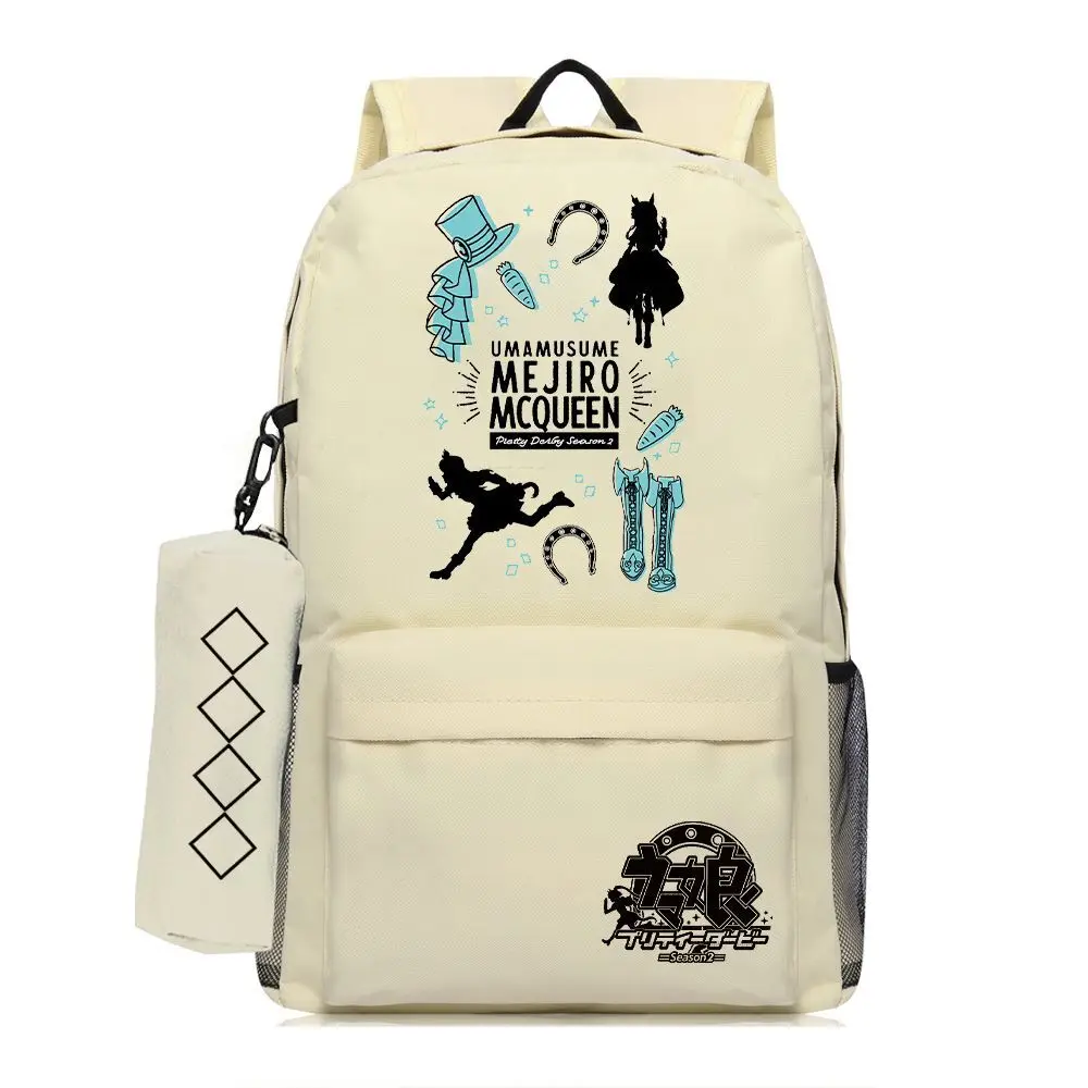 Pretty Derby Merchandise Little Chestnut Hat Anime Backpack Large Capacity Campus Student Unisex School Bag Anime