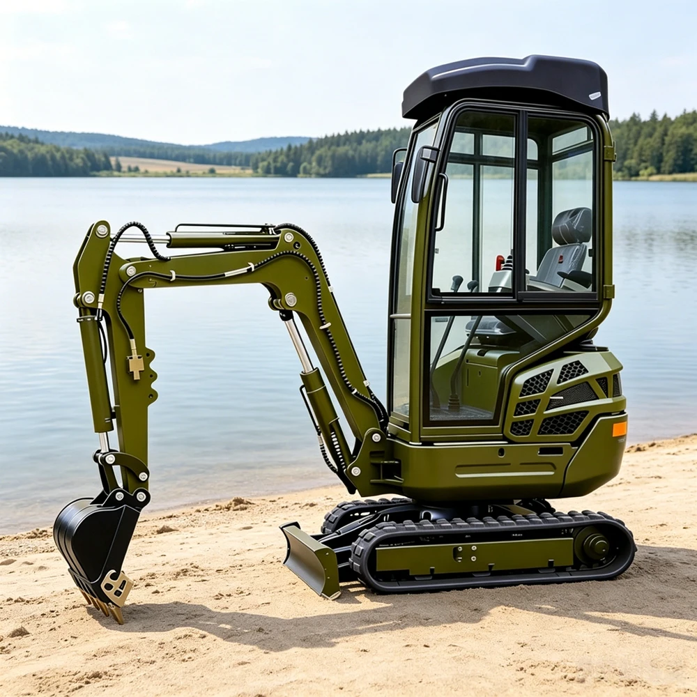 

1.2Ton Mini Excavator Construction 0.8Ton 1.5Ton 2.5Ton Kubota engine Europe Efficient Multiple Scenarios