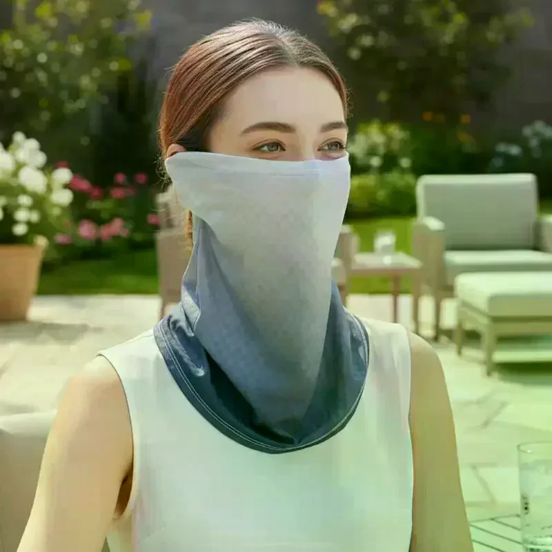 

Outdoor Cycling Mask Sun Protection Breathable UV Neck Protector Running Fishing Hiking Face Cover for Sports Activities