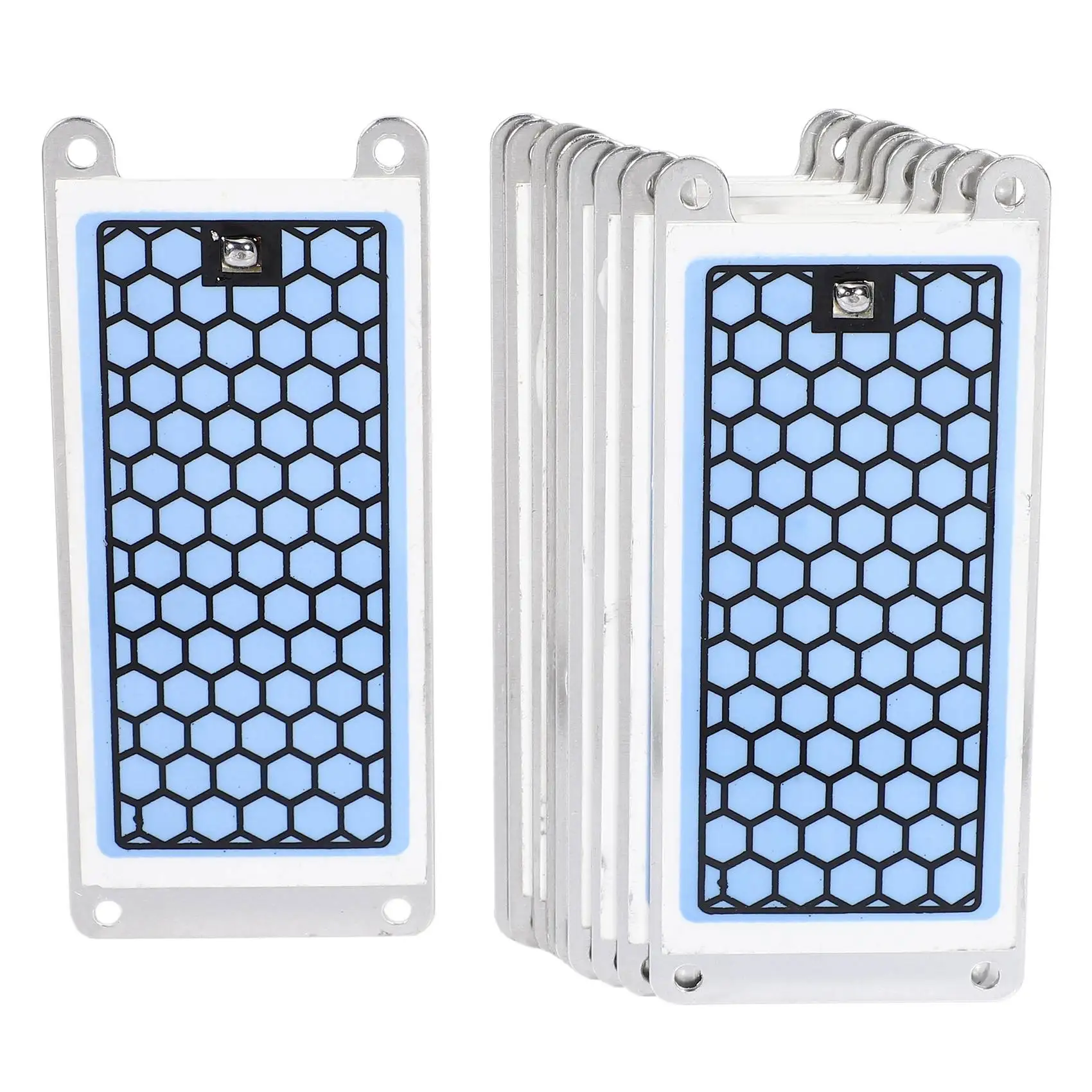 SLQZT Generatore ceramico portatile da 10 pezzi Doppio piatto ceramico integrato Ozonizzatore Aria Acqua Purificatore d'aria Parti 5G/H