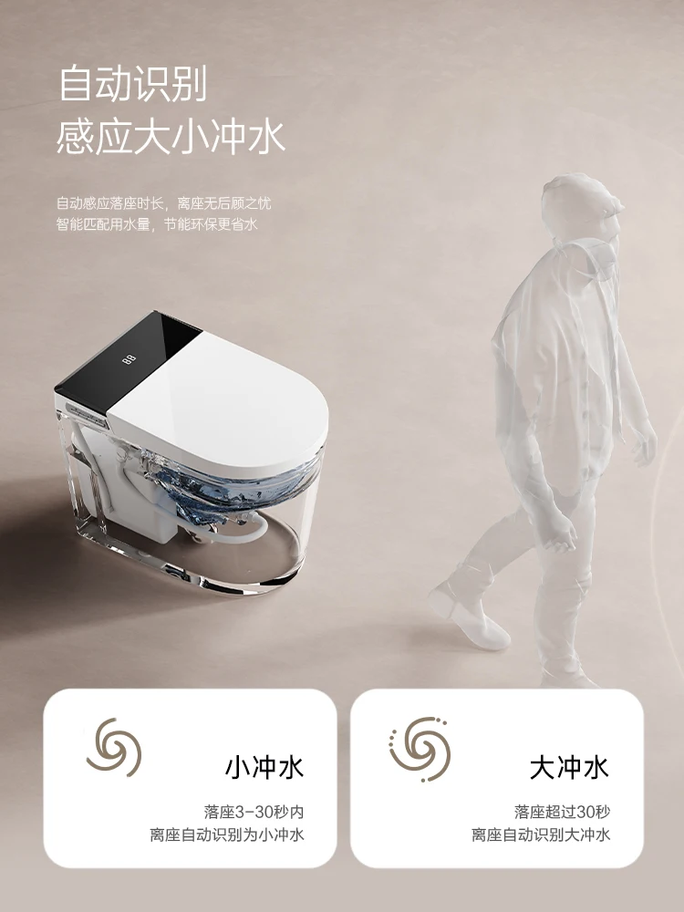 Smart Sanitary Ware Automatic Toilet Bowl with Remote Control Fresh Wall-Hung Ceramic Mounting Bathroom Hanging Toilet Ware