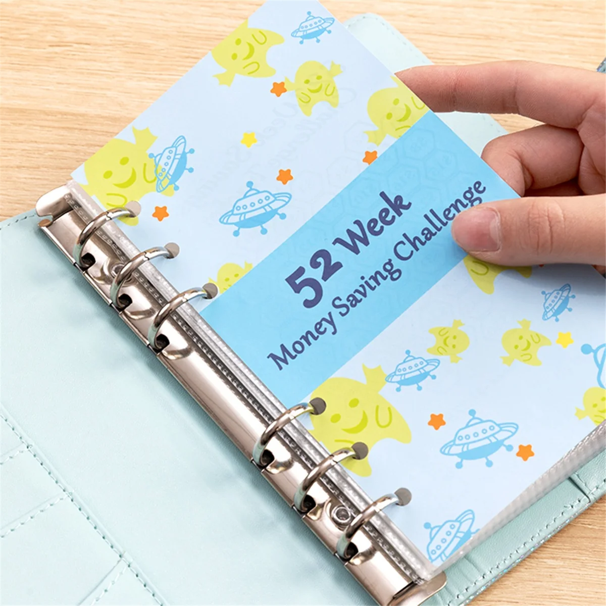 52-недельный бумажник для сбережения денег, Набор органайзеров для хранения бюджетных книжек и наличных денег, с сумкой, бумажник для домашних чрезвычайных ситуаций