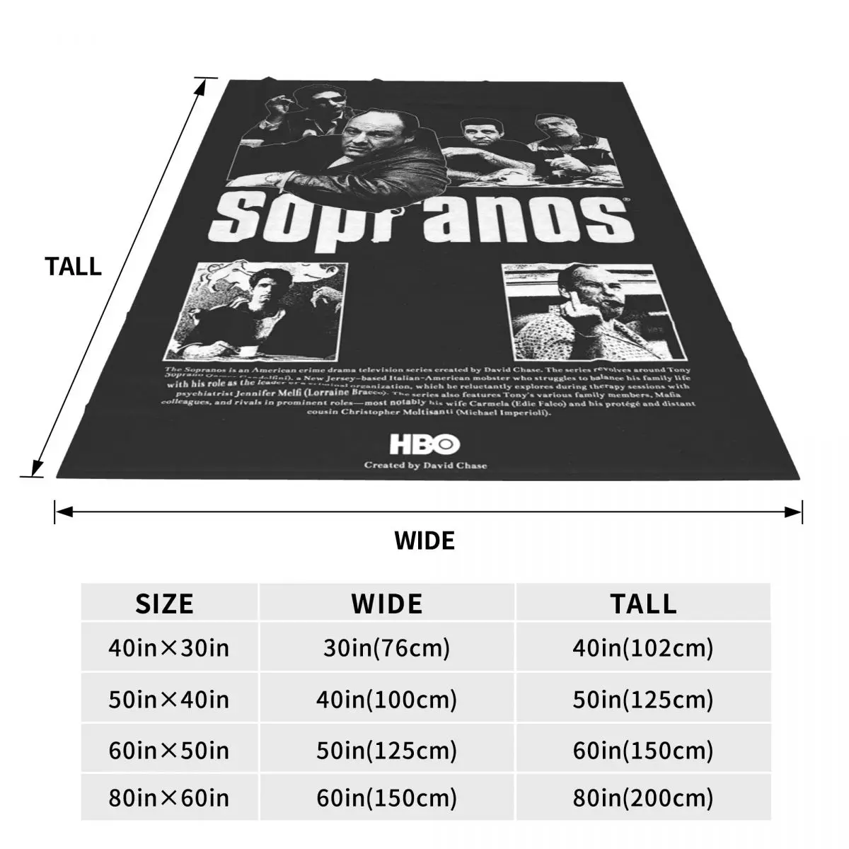 The Sopranos Family Blankets Flannel Sofa Throw Blanket Lightweight for Home Bedroom Outdoor Throws Bedspread Quilt
