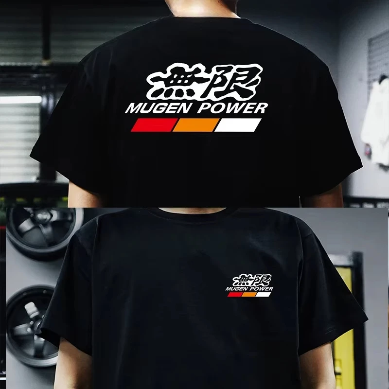 2026 JDM Racing Tuning Print T‑Shirt Summer Men Women Tee Aesthetic Trend Loose Short Sleeves Streetwear T Shirts Top
