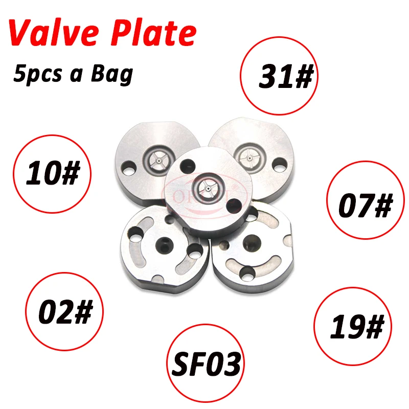 

5 шт. пластина клапана инжектора 10 # 02 # 31 # 07 # 19 # SF03 для Denso 1465A041 23670-30400 095000 -6700 23670-0L070 16600-EB70A