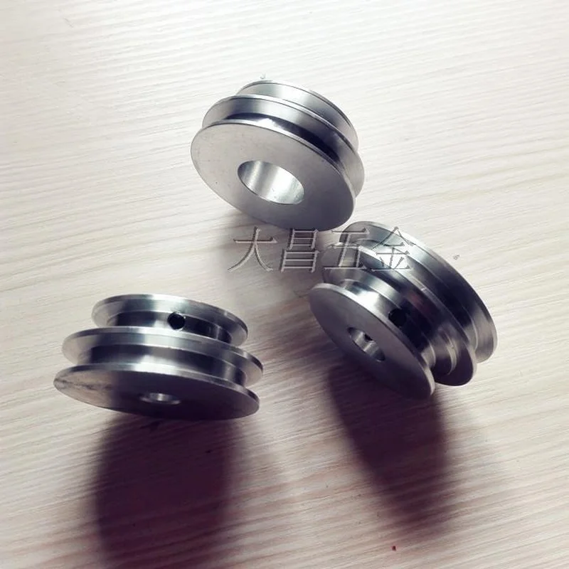 

50 double groove round belt pulley type Y motor pulley 10/11/12/14/15/16/18/20MM bore size