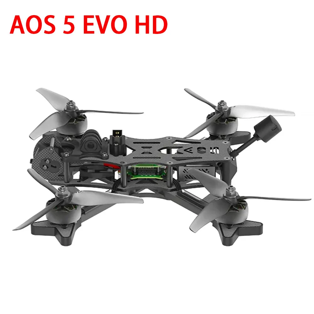 Aos 5 evo v1.2 6s hd fpv drone bnf with o3 air unit for fpv