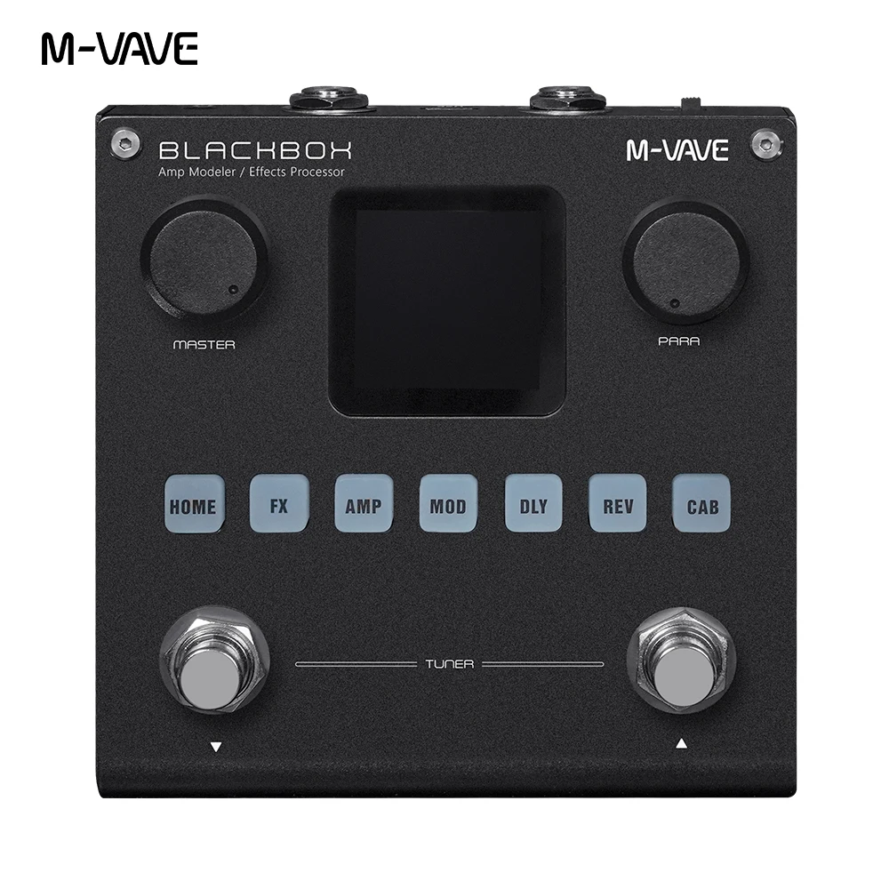 M-VAVE Blackbox AMP Modeler Guitar/Bass Multi Effects Processor Built-in 10hours Battery Electric Guitar Bass Parts Accessories