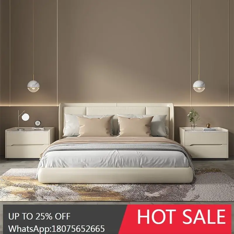 MJY Solid Wood Rock Slab Painted Bedside Table Simple Small Storage Cabinet