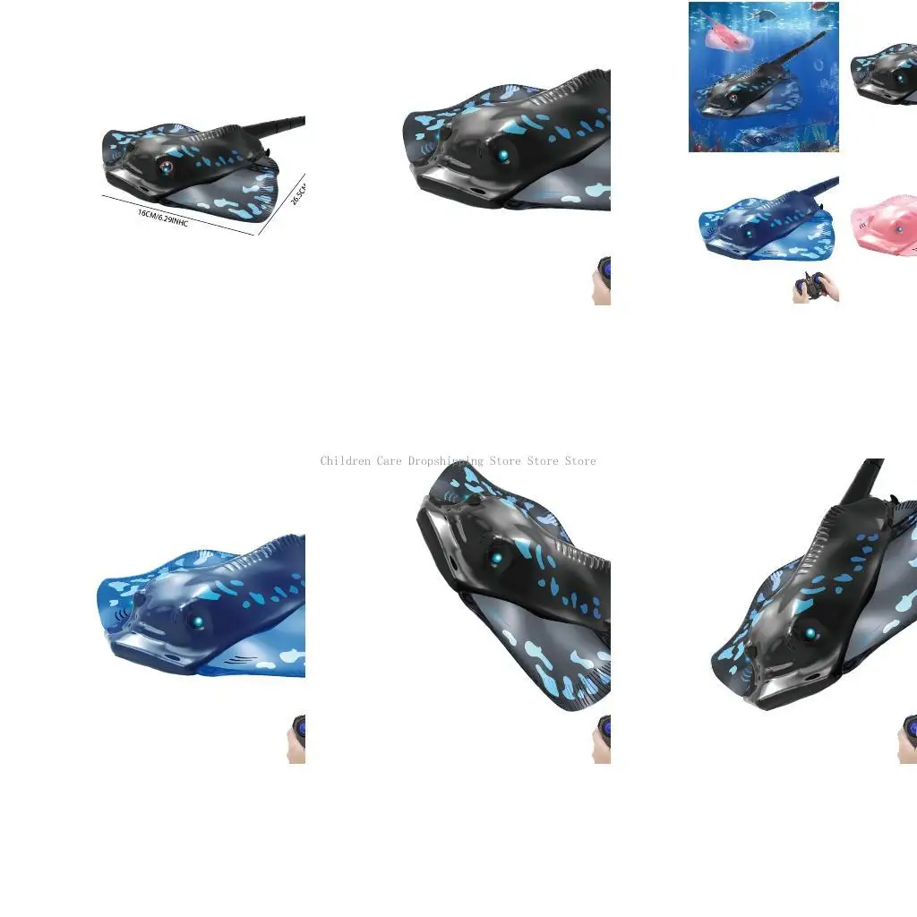 

Remote Control Manta Ray Swimming Fish Toy With Life Like Movement Educational Toy For Boy Girl Outdoor Water Game Toy