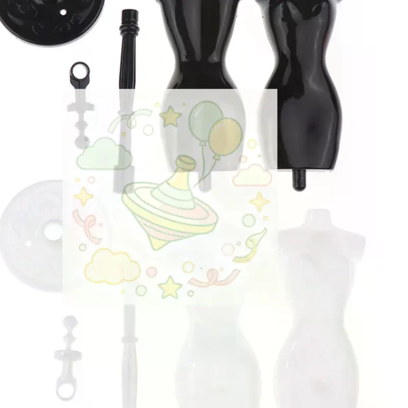 1Set 1:6 Dollhouse Miniature Mannequin Coat Hanger Skirt Support Wedding Mannequin Stand Humanoid Model Toy
