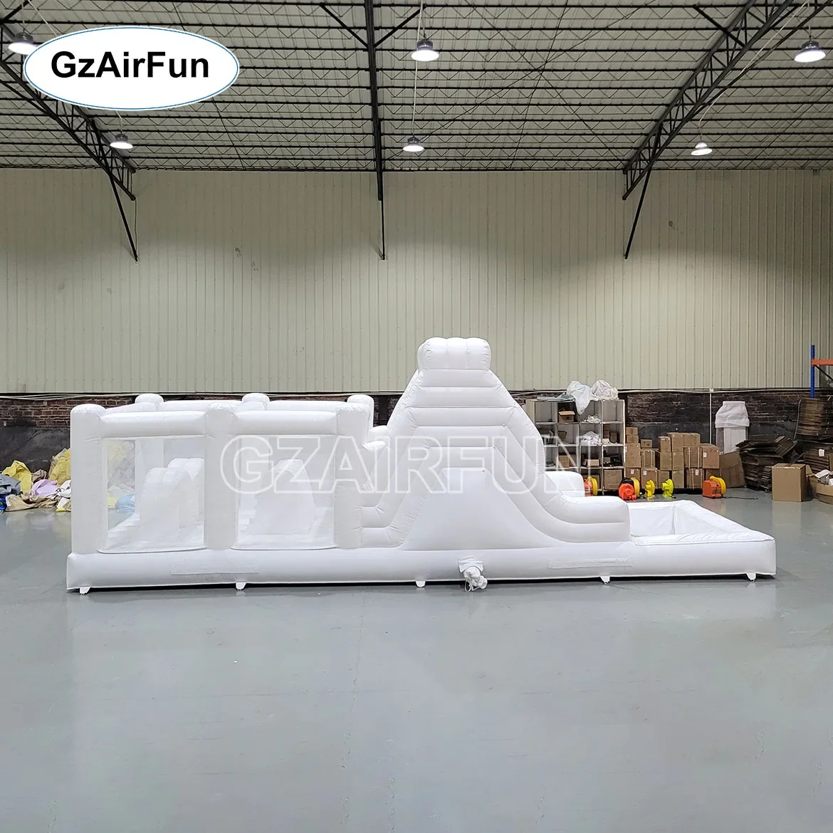 Newly Upgraded Children's Playground Inflatable Obstacle Course Bouncing Slide Combination Ball Pit Soft Play