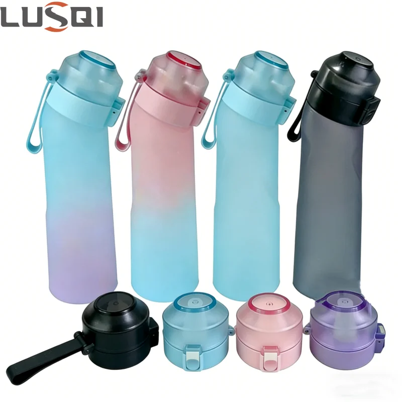 LUSQI 1PC Air Flavored Water Bottle Cap Scent Pod Cup Lid Replacement For Outdoor Sports Fitness Travel Portable Drinking Bottle