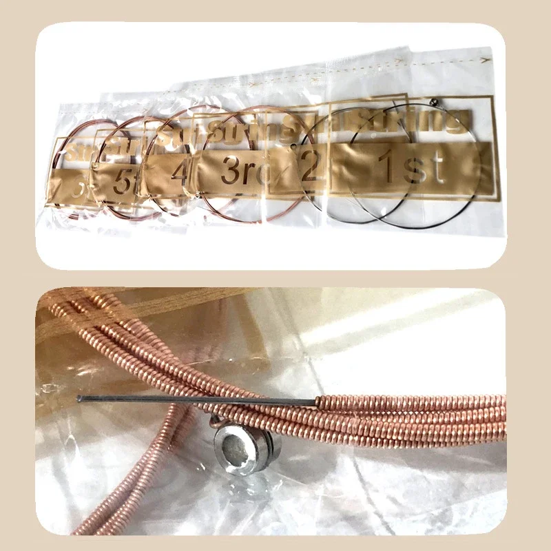 1 EG01/AG01 6-String Folk Electric Guitar String Set-Steel-Copper Alloy Twisted Wire-Suitable For Electric Guitar String Sets