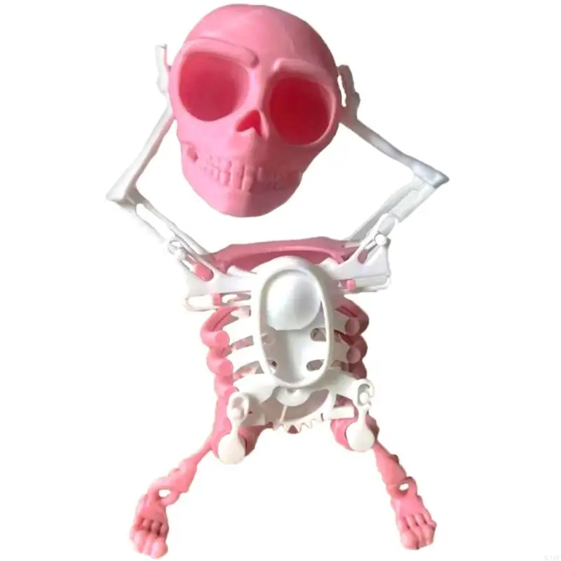 W3JF 3D Swinging Skeleton Toy pour décoration bureau les divertissements farce
