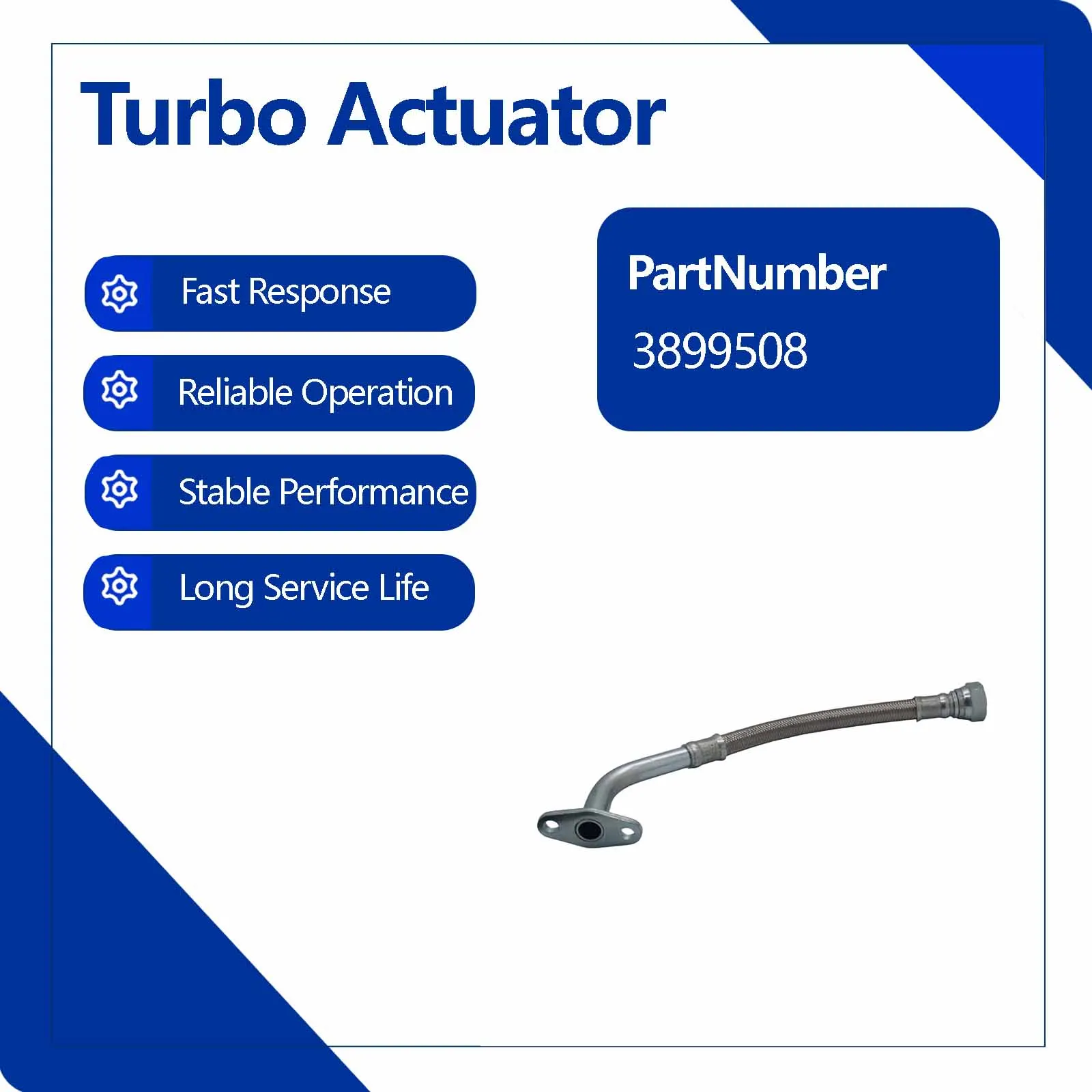 Turbo Oil Drain Drop Connection Tube 3899508 4312004 431200400 For Cum-mins ISM11 QSM11 N14 L10 M11 engine