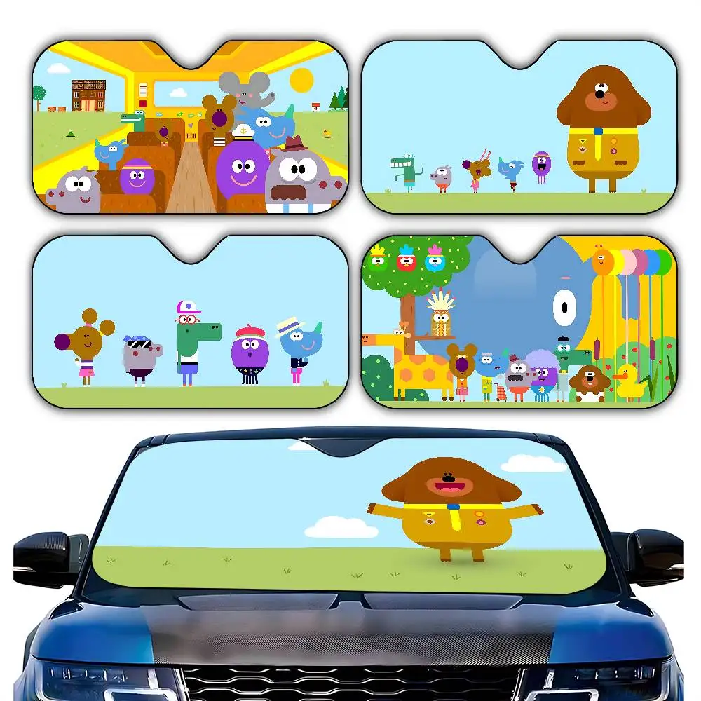 

Kawaii H-Hey D-DuggeeS Car Sunshade Curtains Driving Car SunShade Windscreen Cover Shade Car UV Rays Sun Visor Protector