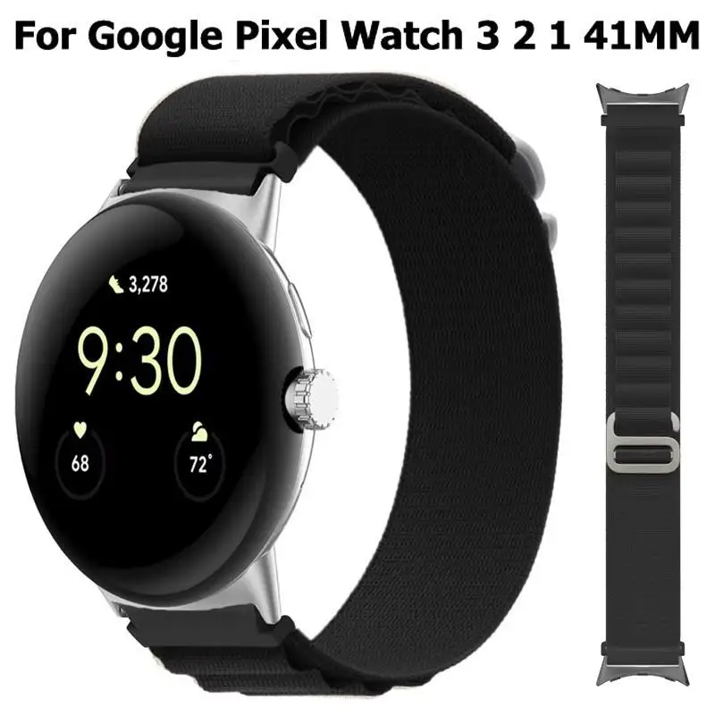

Ремешок Alpine Loop для Google Pixel Watch 3, 41 мм, спортивный нейлоновый браслет-браслет для Google Pixel Watch 2 1, умные часы Correa Belt