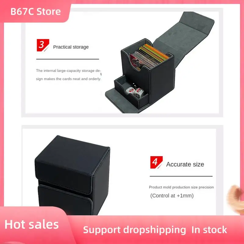 

B67C Tabletop Game Portable Storage Box, Card Protector, Large Capacity Storage Box