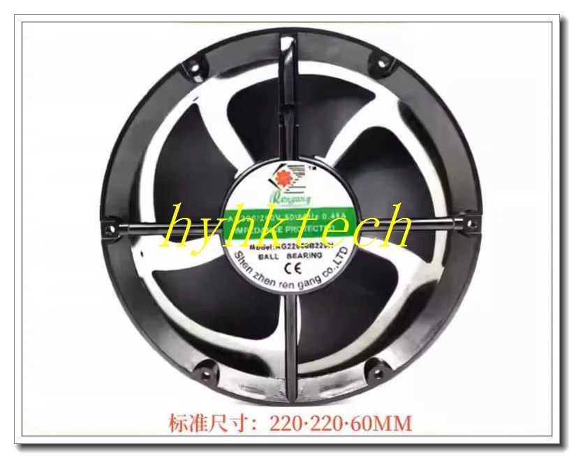 RG22060B220H   220V 0.45A original Industrial axial flow fan， 100% tested before shipment