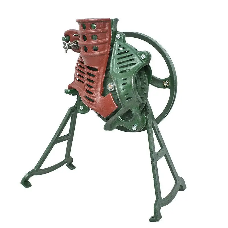 Small household electric dual purpose hand crank corn thresher