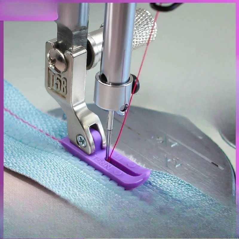 PMB T58 Small A Plastic Foot, Thick Teflon Anti-wear Sole 0.3mm Narrow Edge Computer Lockstitch Sew Foot