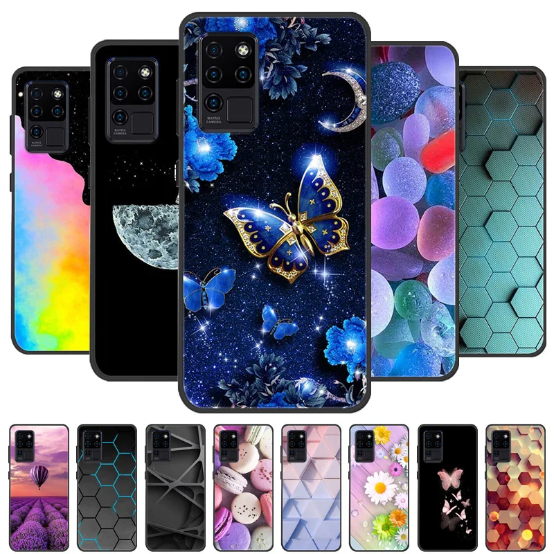 For Oukitel C21 Pro Case Fashion Silicone TPU Soft Cover Phone Case For Oukitel C22 C25 Coque C 21 Shockproof Protector Funda