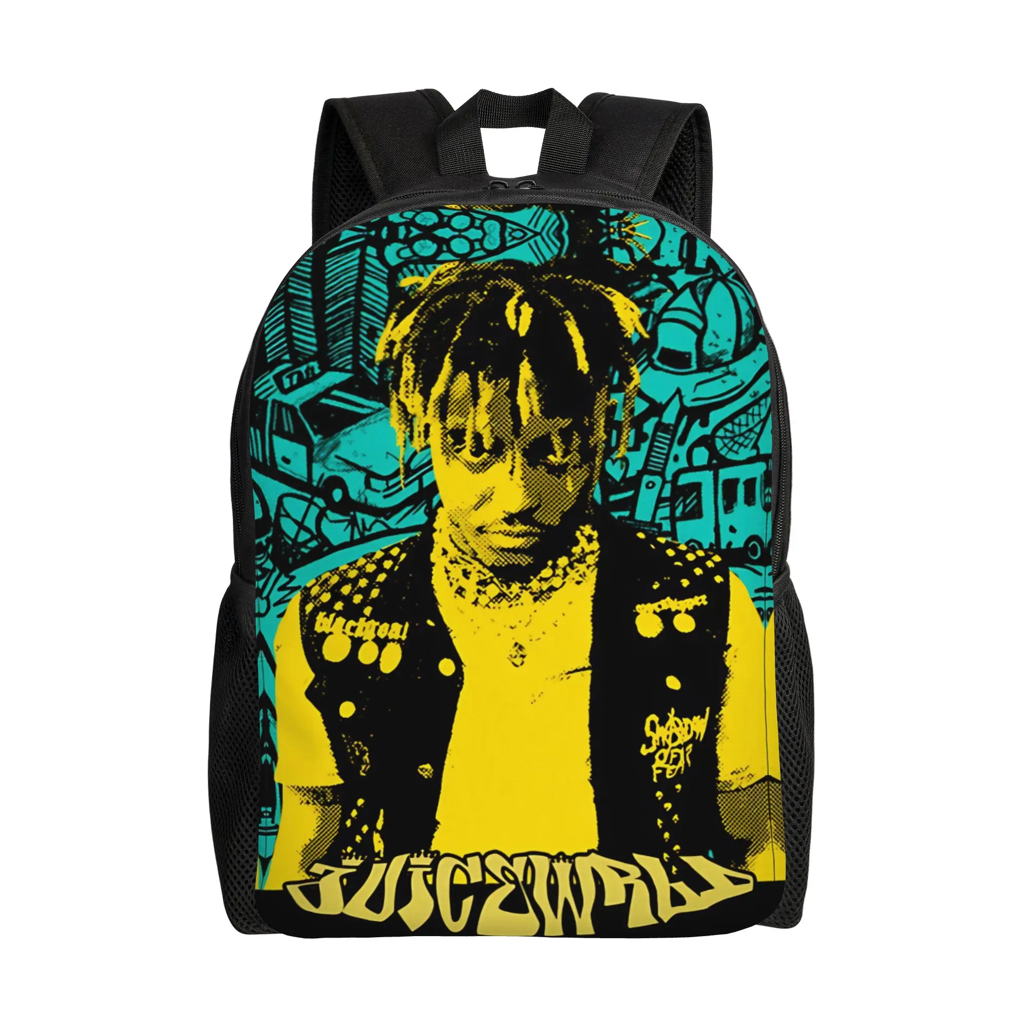 

Стильный рюкзак Juice WRLD 999 с карманом, школьный/рабочий рюкзак для мужчин и женщин, сумка через плечо для ноутбука
