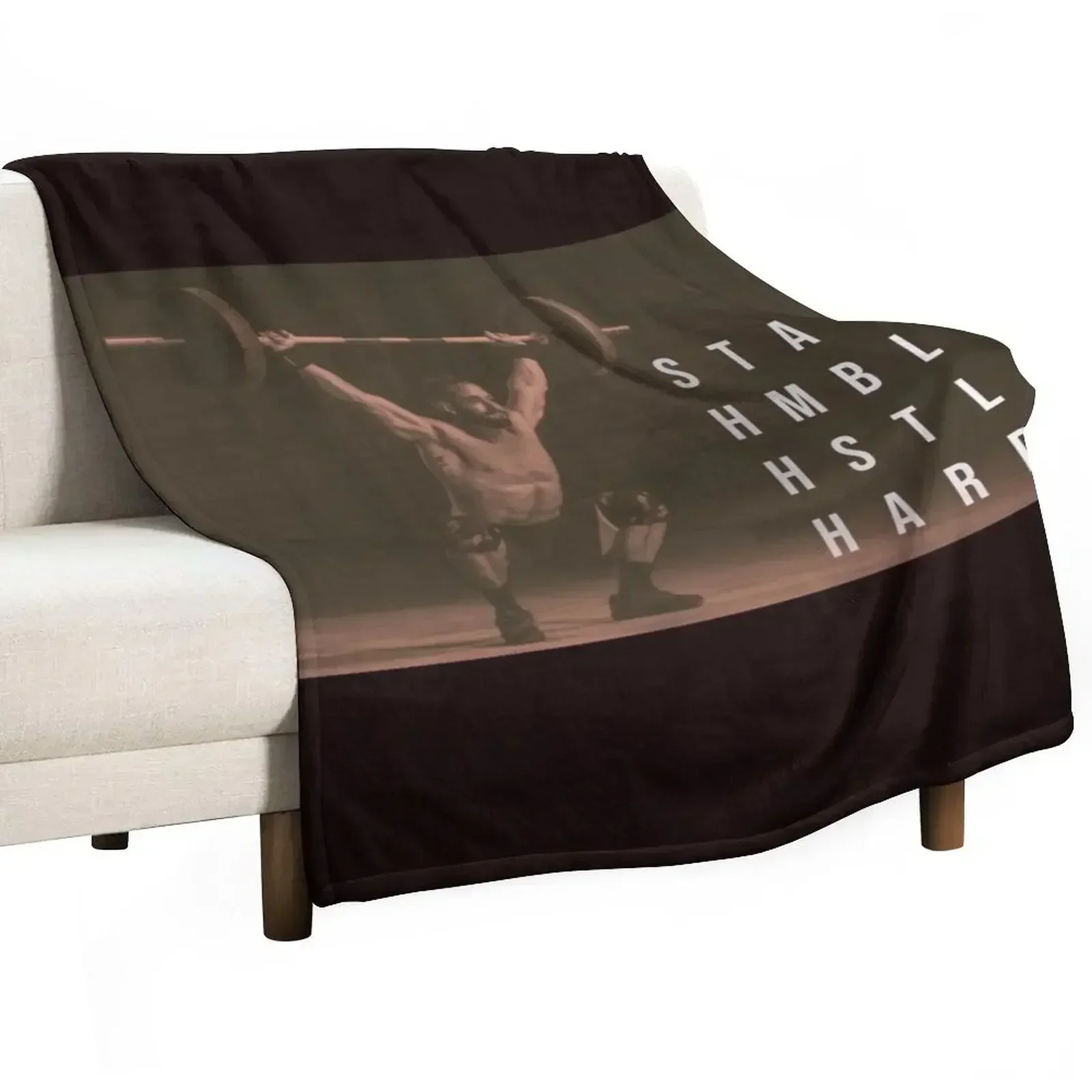 Rich Froning - CrossFit - Stay Humble. Hustle Hard. - SHHH Throw Blanket Soft Kid'S Decorative Beds Furrys warm winter Blankets