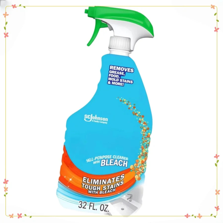 

Универсальный очиститель-спрей Bleach | Убивает микробов, быстрый и простой | 32 унций