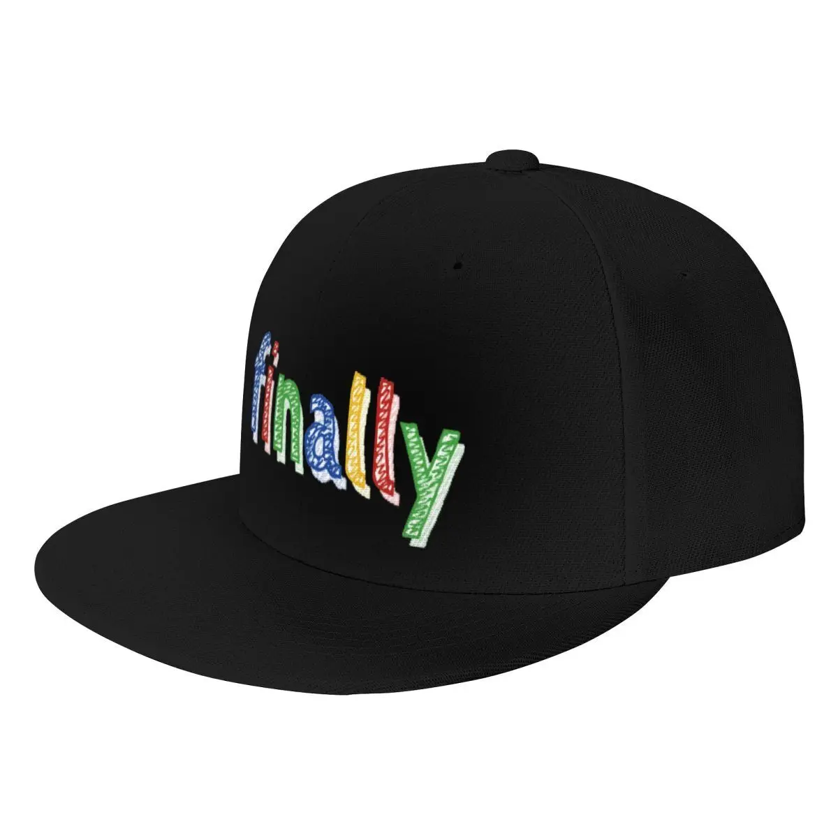 Finally Letter-gorra de béisbol para hombre y mujer, sombrero de verano, 314